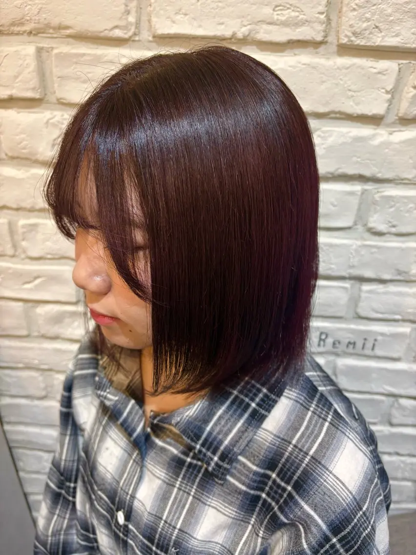 カラー ヘアカラー り このヘアスタイル