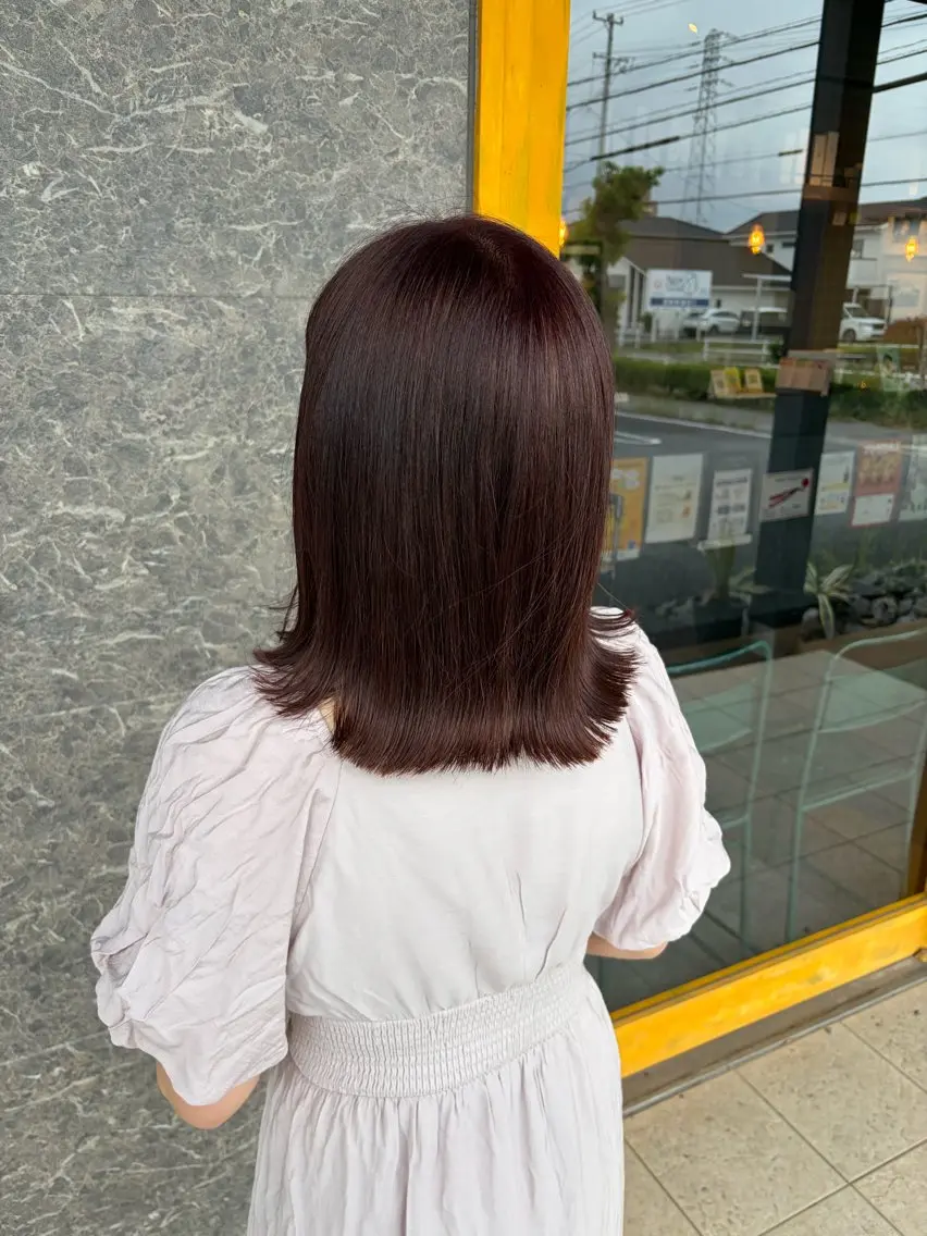 カラー ヘアカラー トリートメント 織部 望のヘアスタイル