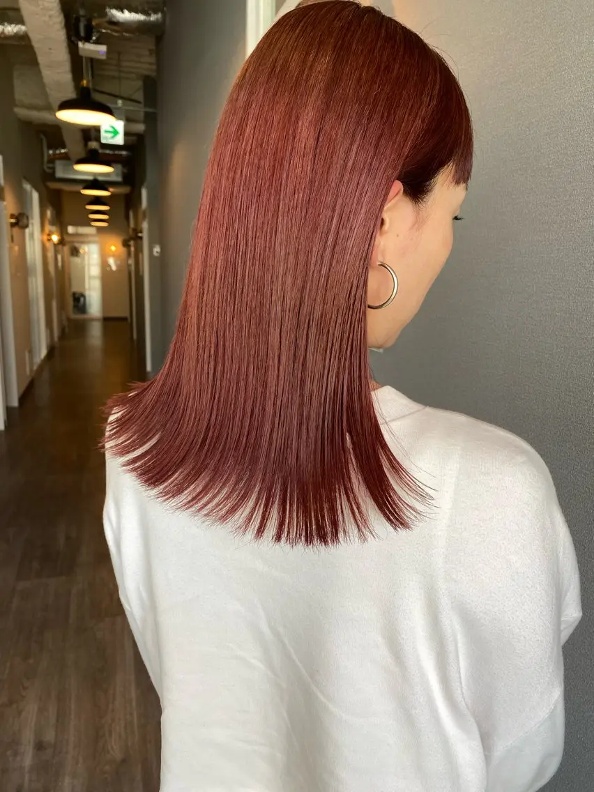 セミロング カラー カット ヘアカラー トリートメント 似合わせカラーパーマ 🌿kitin米川のヘアスタイル