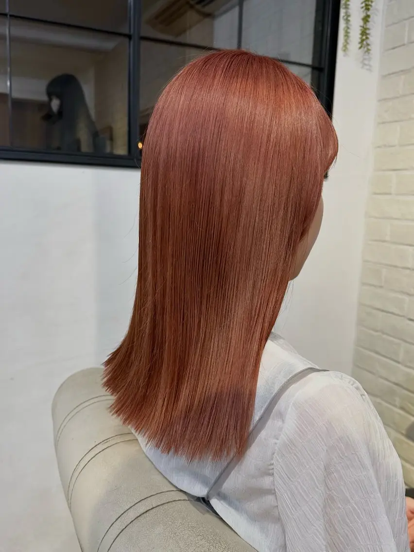 カラー ピンクカラー ✨透明感カラー🌱 上村 舜のヘアスタイル
