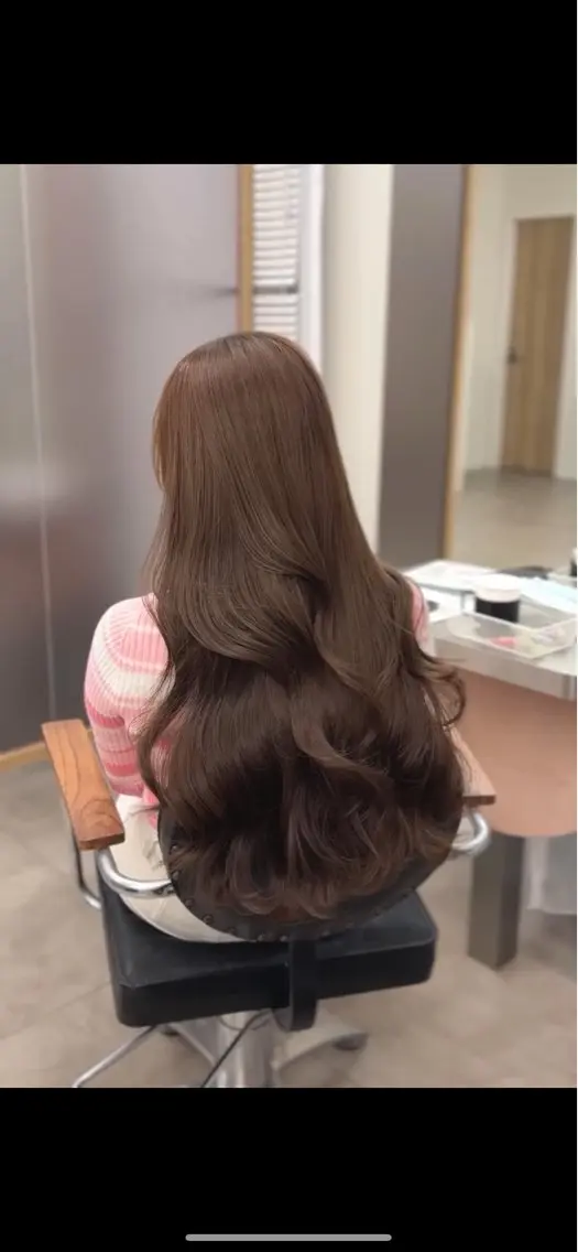 【推し活ヘア】ゆるふわ韓国巻きスタイリング🎀(お出かけ前に◎)の写真