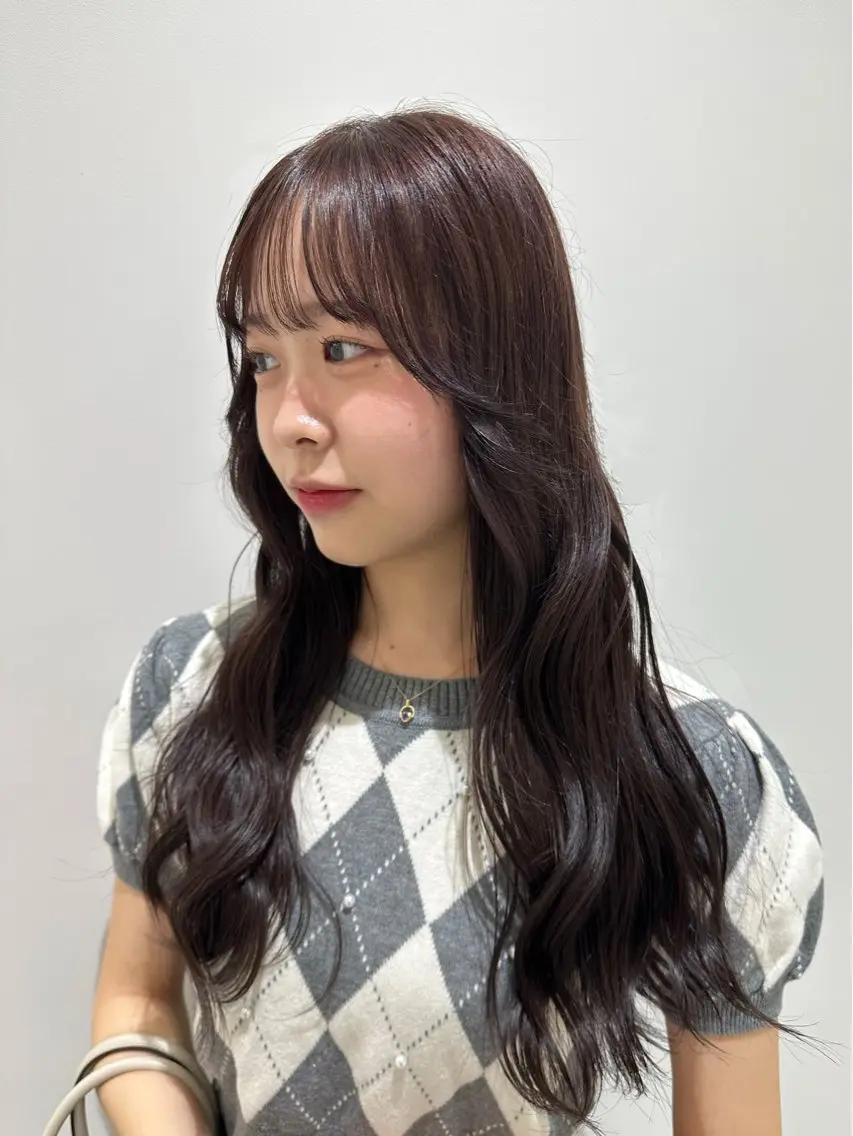 🌈minimo限定🌈前髪・顔周りカット➕ワンカラー➕ヘアセットの写真