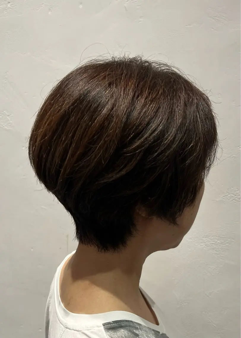 ショート くびれヘア ショートヘア カット 🧸 仲間ひめかのヘアスタイル