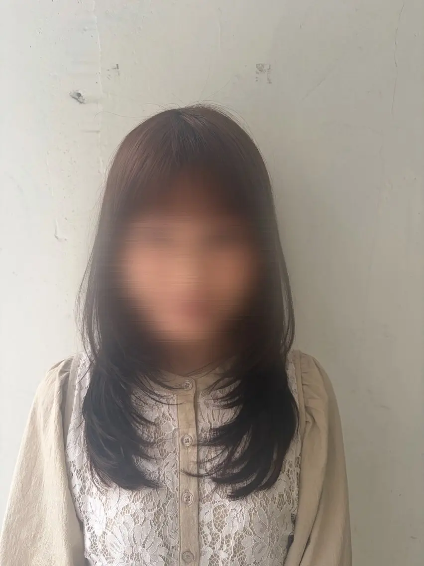 ロング 【無料】カット いながわゆあのヘアスタイル