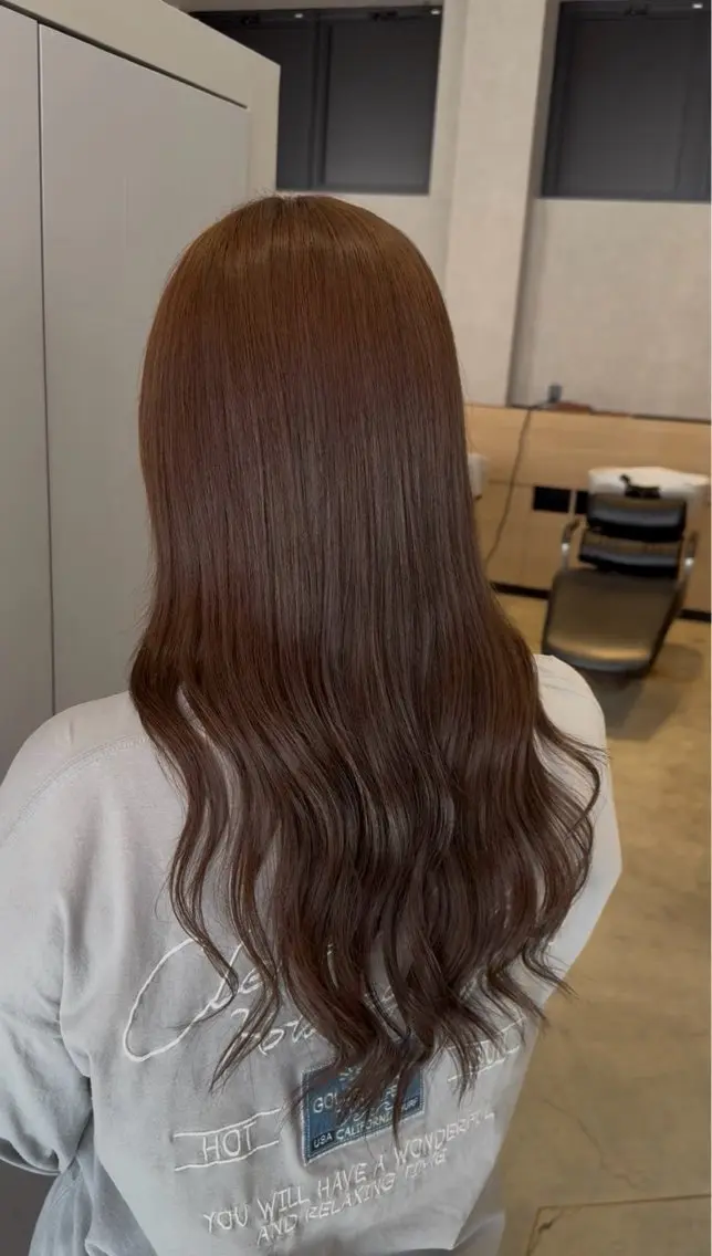 カラー ヘアカラー トリートメント 馬場 美咲のヘアスタイル