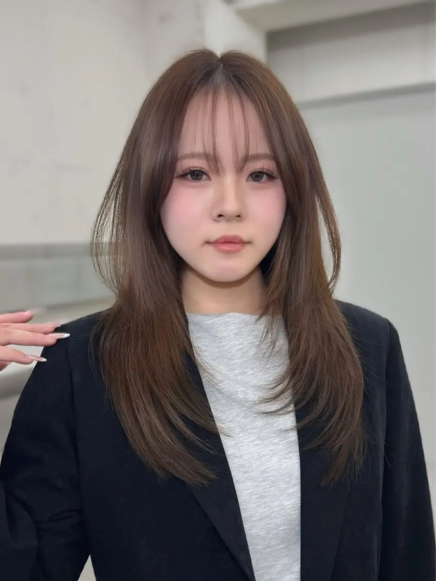 セミロング カラー カット ヘアカラー トリートメント 🦋韓国系指名No1 店長/圓山 祐也🦋のヘアスタイル