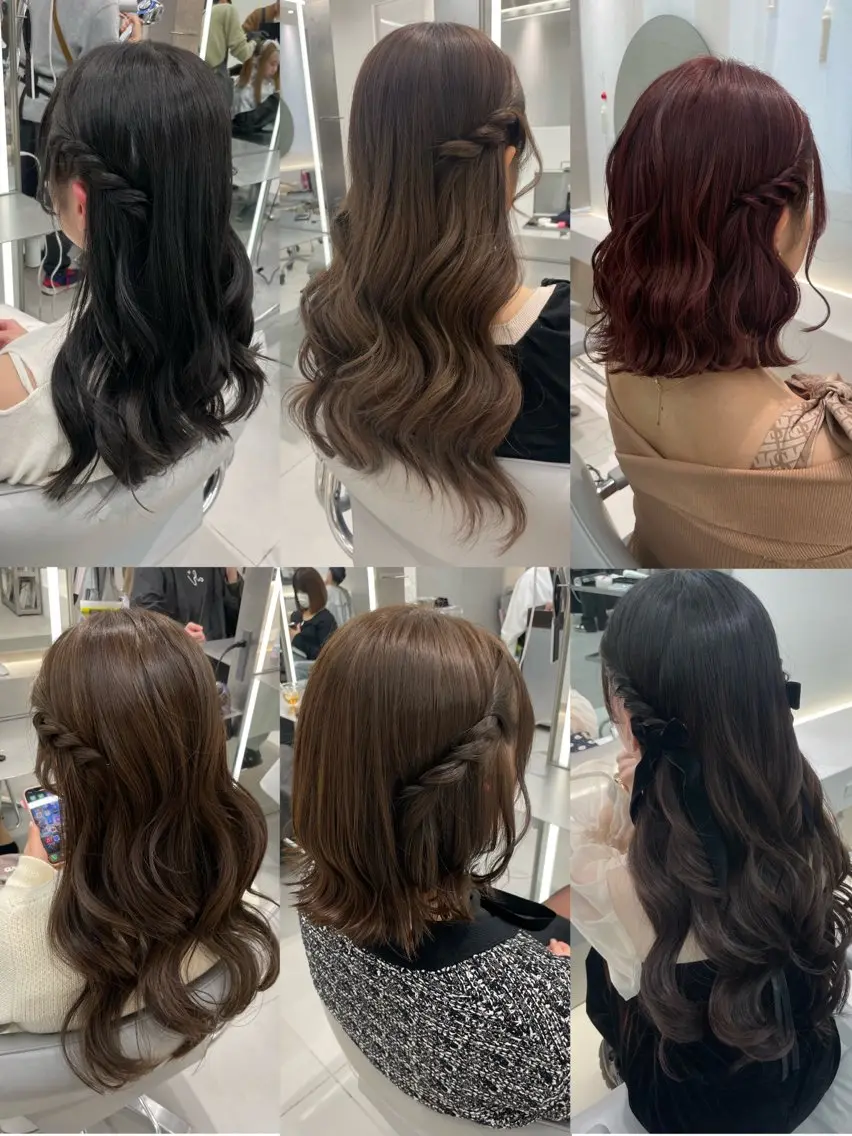 ヘアアレンジ 結婚式・ブライダル ヘアセット ヘアセット🎀耳つぼ 👂💎MONAMIのヘアスタイル