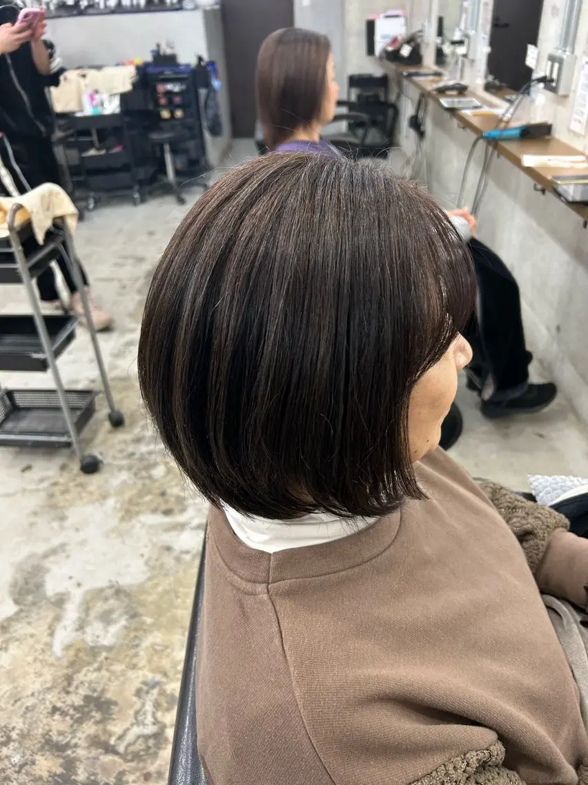 ショート ハイライト ヘアカラー 山中 望緒のヘアスタイル