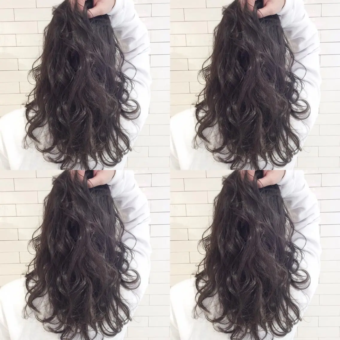 ロング カラー ブルーカラー ブルージュ ハイライトカラー 外国人風カラー ハイライト 🧡ショートの達人 🧡SHOのヘアスタイル