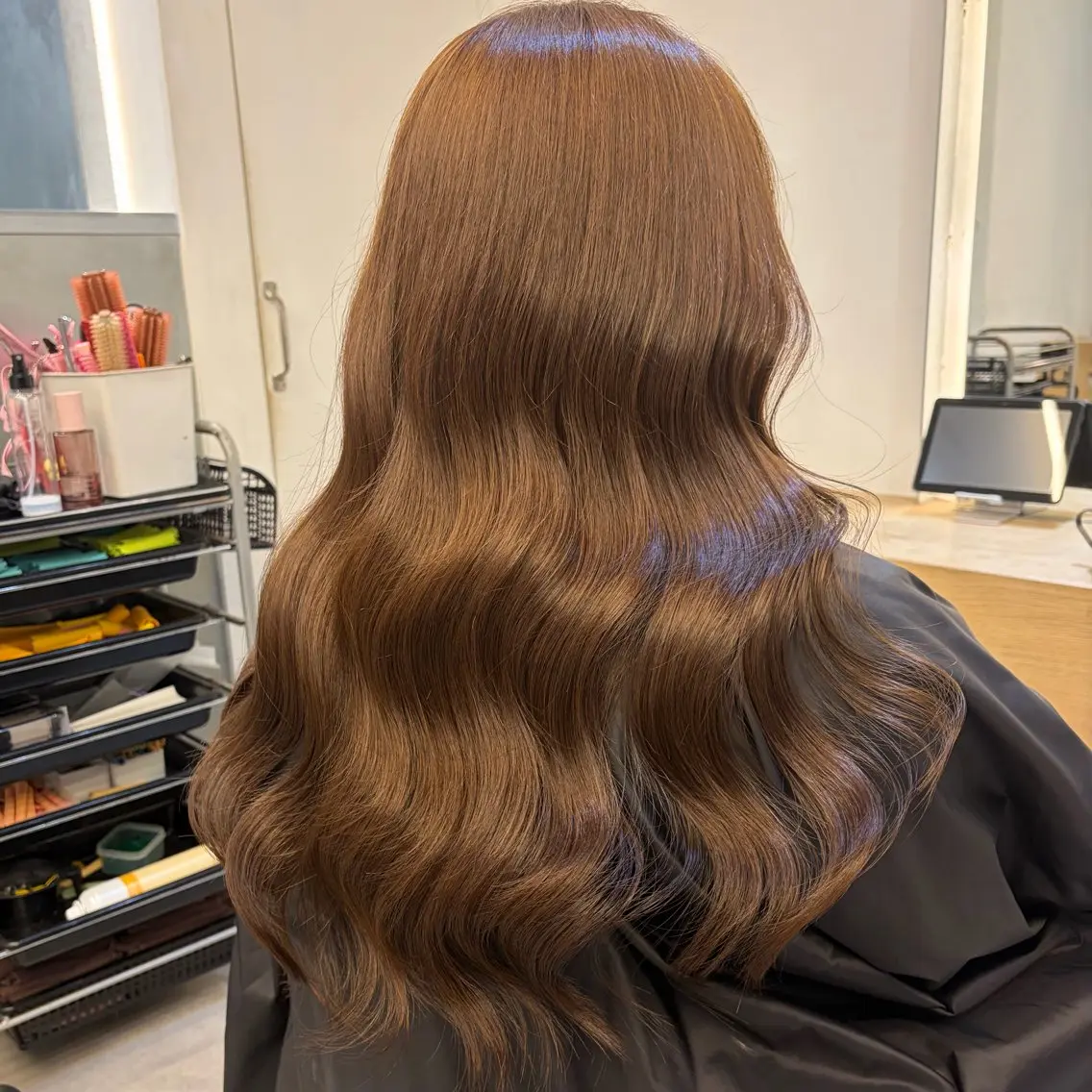 ロング カラー ヘアカラー トリートメント 韓国🇰🇷透明感 ERIのヘアスタイル