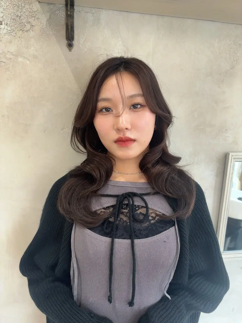 セミロング 艶カラー✨ /harukaのヘアスタイル