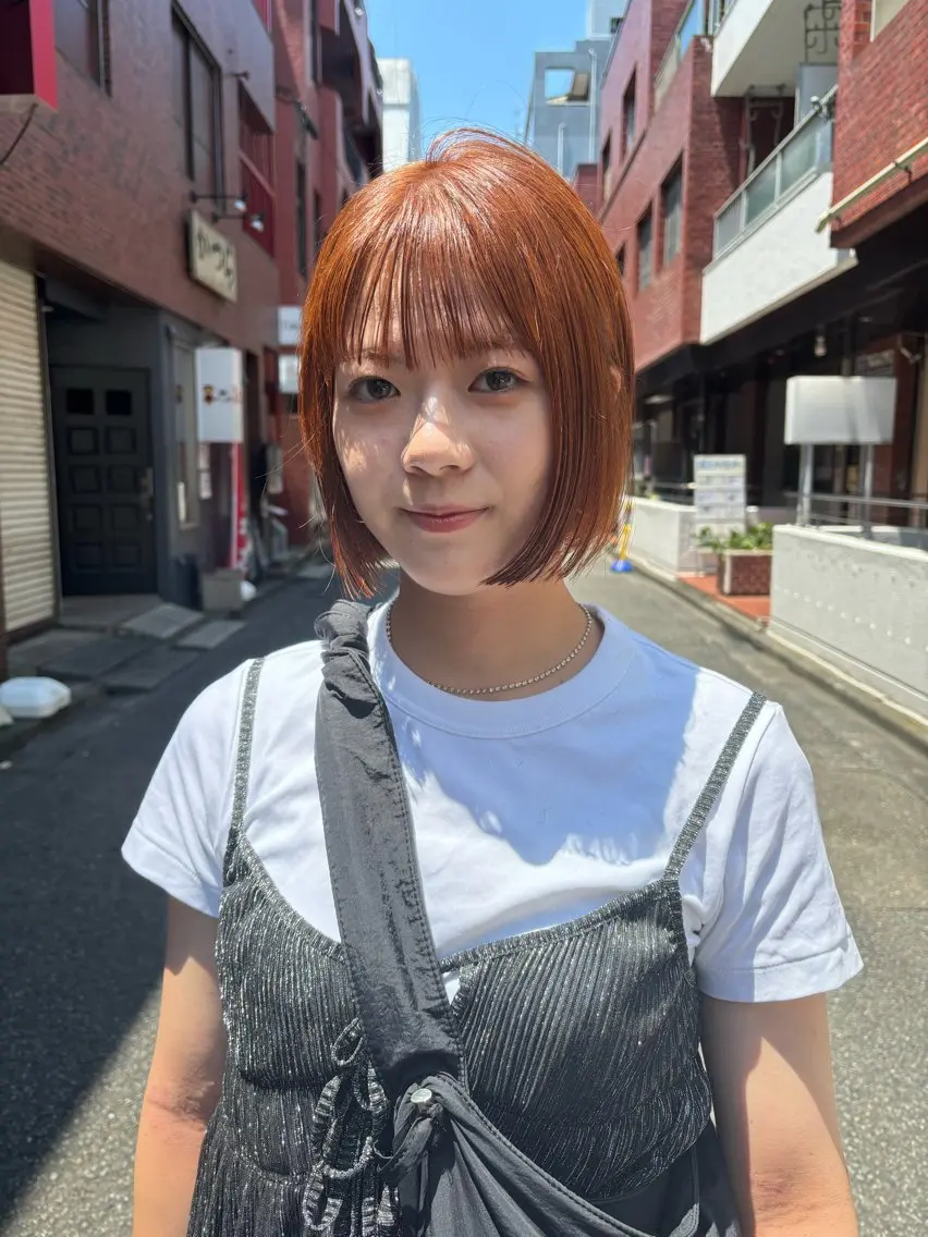 ショート カラー sakura🌸 レイヤー/韓国ヘアのヘアスタイル