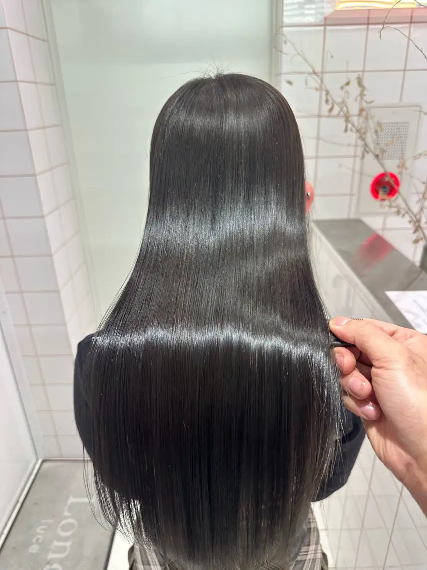 ロング トリートメント 酸性ストレート ✨縮毛矯正✨レイヤー ホウダカズヒロのヘアスタイル