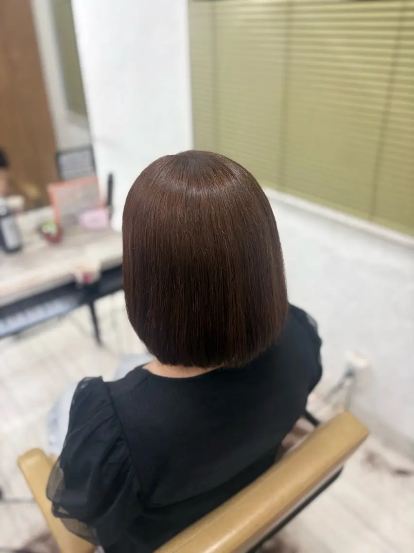ショート カラー カット ヘアカラー トリートメント 暖色系カラー/ピンク Ririi🎀のヘアスタイル
