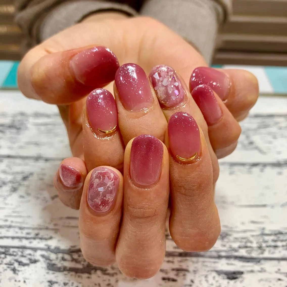 ネイル ハンドネイル 高尾 梨花のネイルデザイン