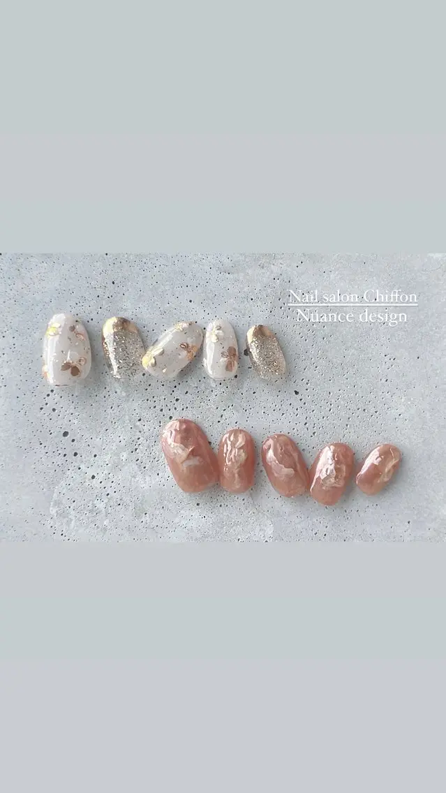 ネイル ニュアンスネイル Nail salon Chiffonのネイルデザイン