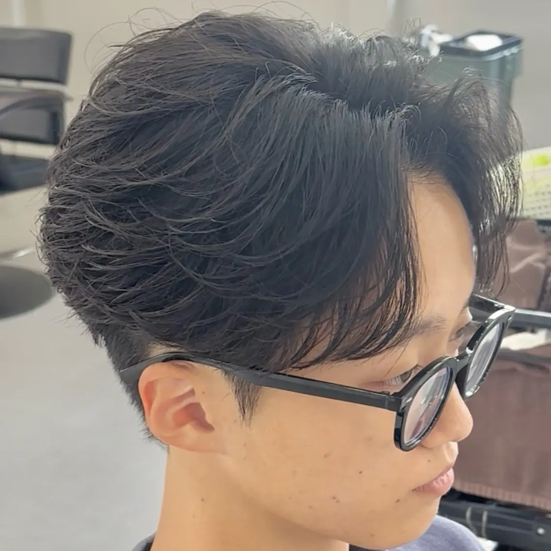 パーマ メンズ カット パーマ SOYON船橋店 西澤元気のヘアスタイル