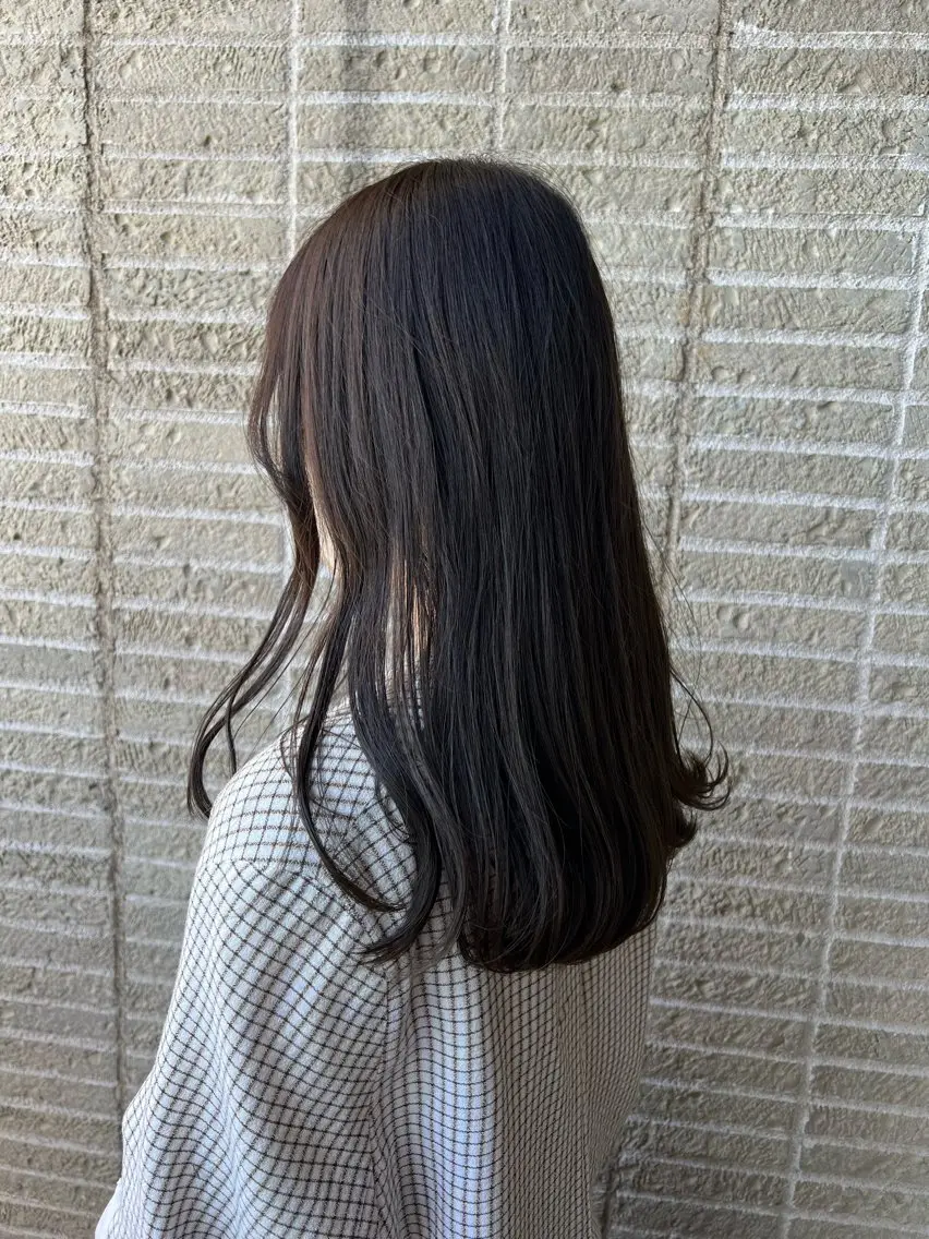 セミロング カラー パーマ ヘアアレンジ 加藤 綾華のヘアスタイル
