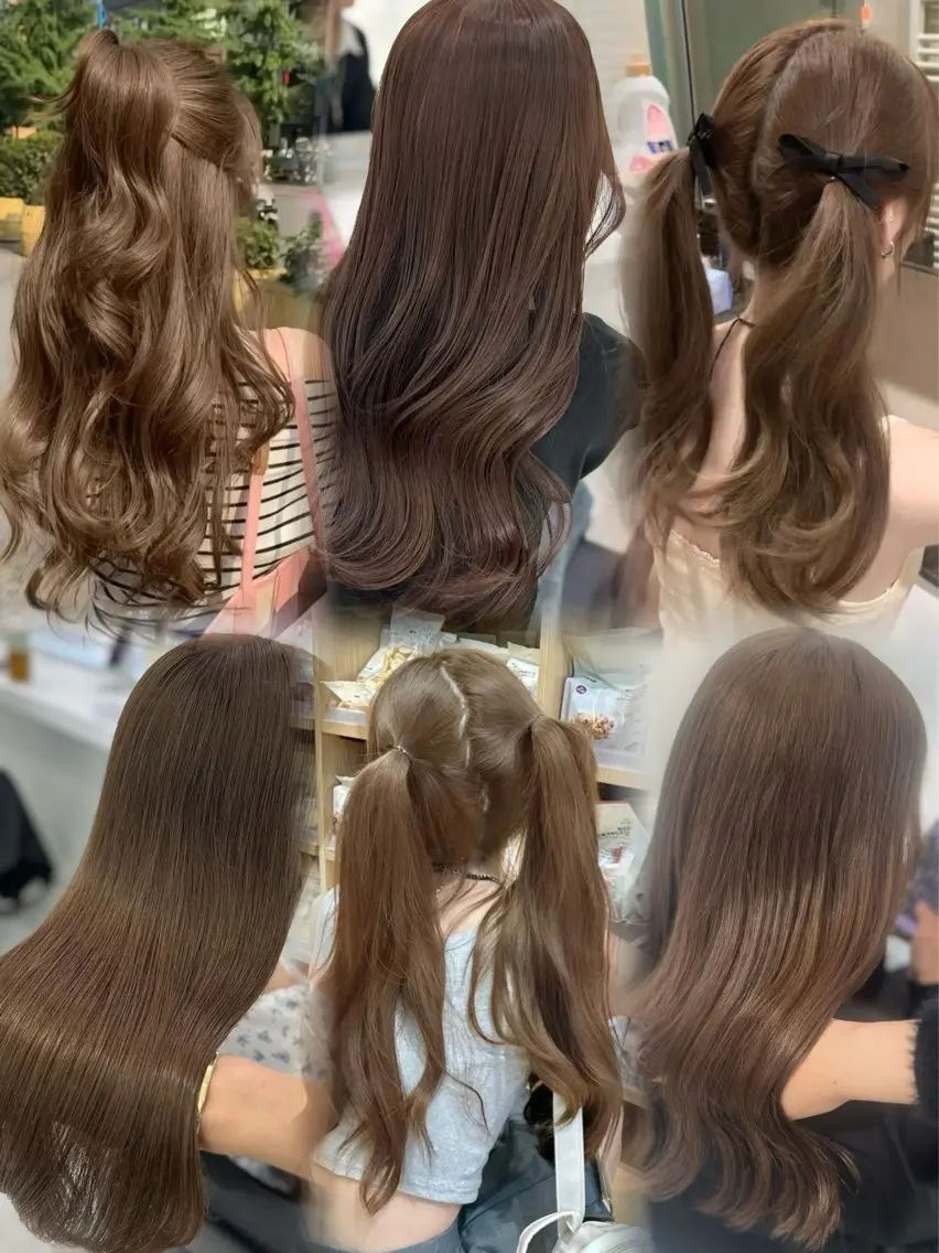 ロング カラー ダブルカラー トリートメント ヘアカラー トリートメント ブリーチなし特化 美容師💖SAE💖のヘアスタイル