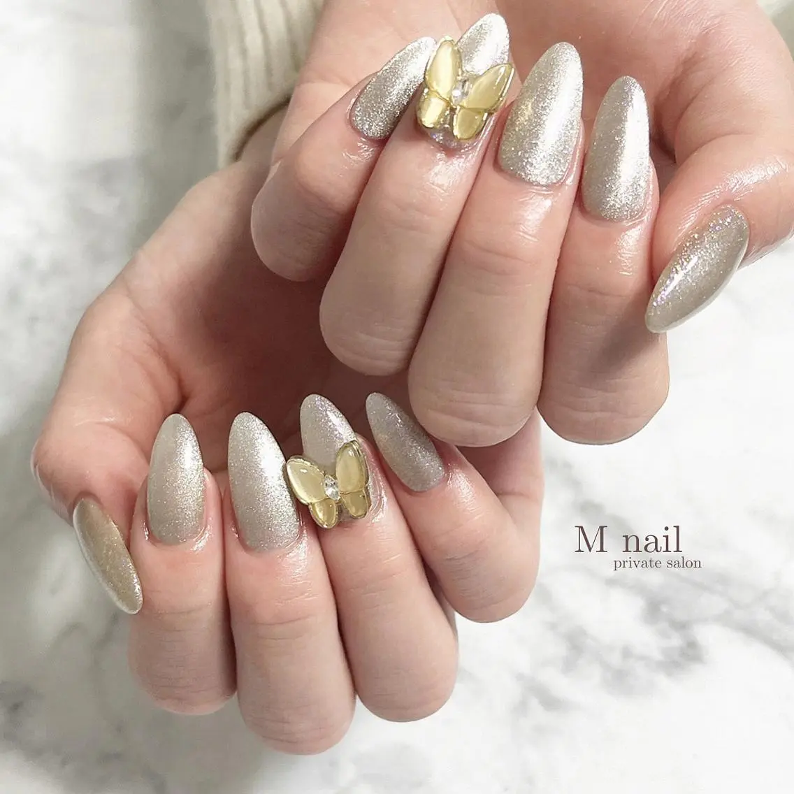 ネイル マグネットネイル ハンドネイル M nailのネイルデザイン
