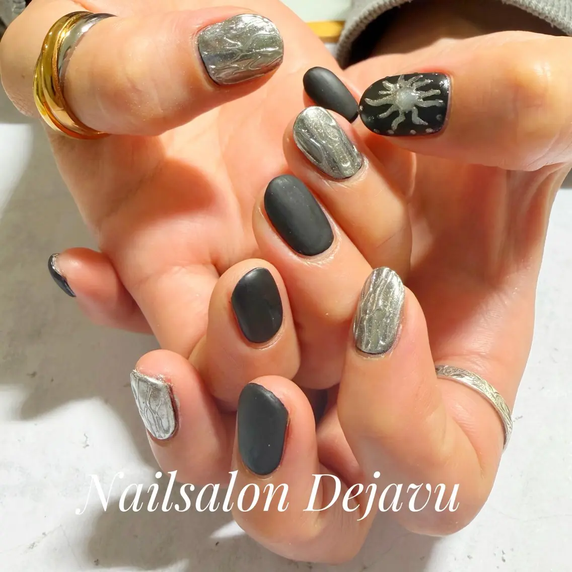 ネイル 持ち込み ハンドネイル Nail salon Dejavu 🌿のネイルデザイン