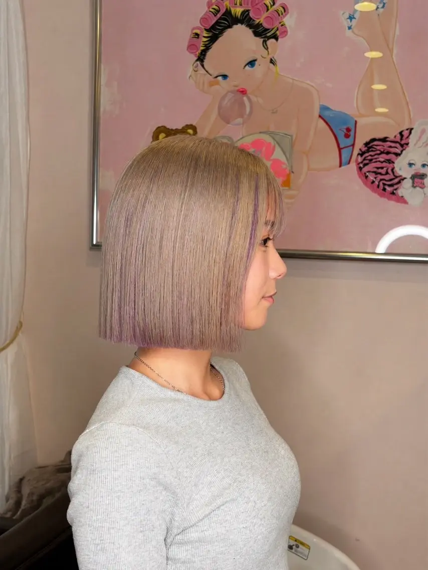 ショート カラー 富山/MEZoN / MARINのヘアスタイル
