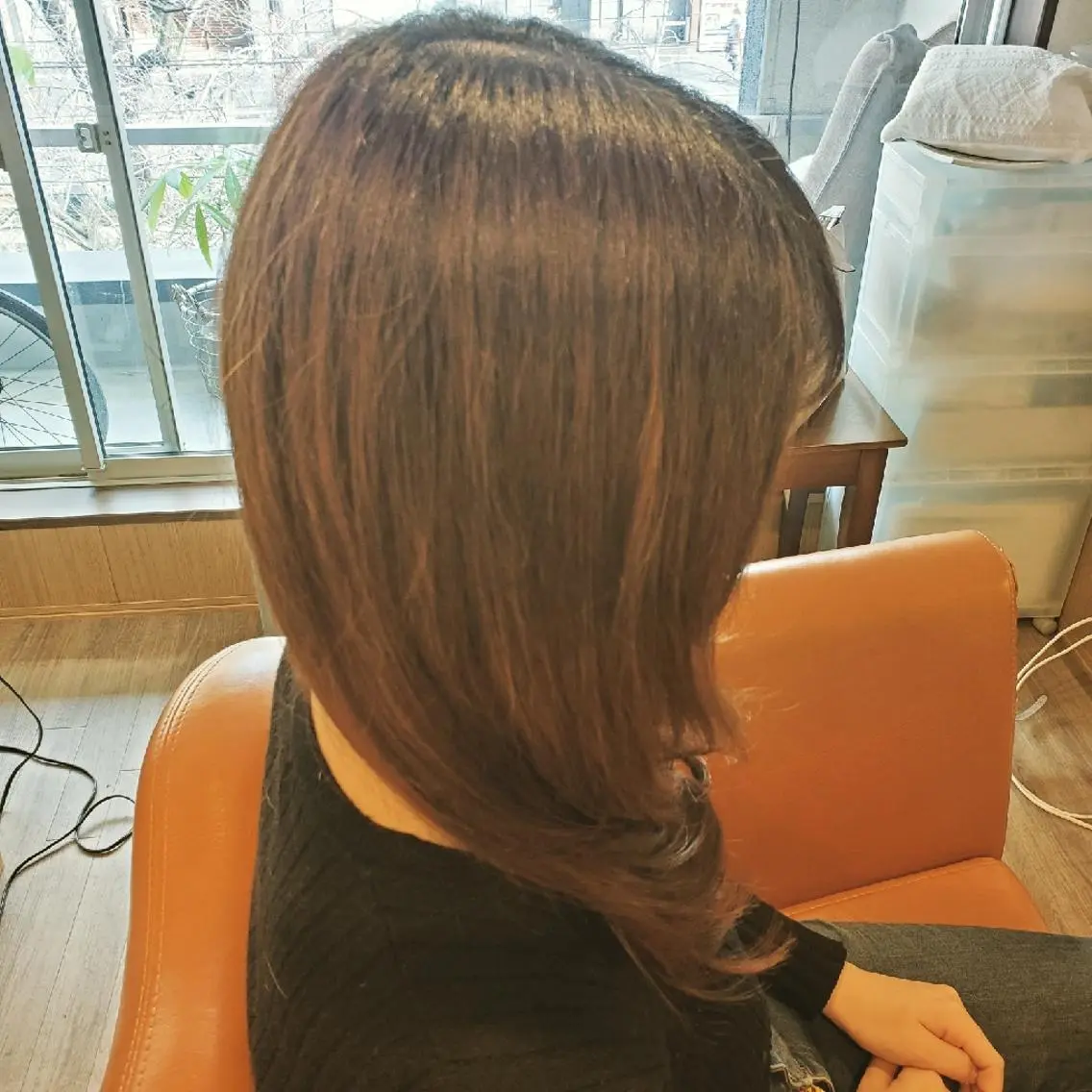 ロング 外国人風カラー トリートメント 酸熱トリートメント トリートメント spa hair ark 富井直美のヘアスタイル