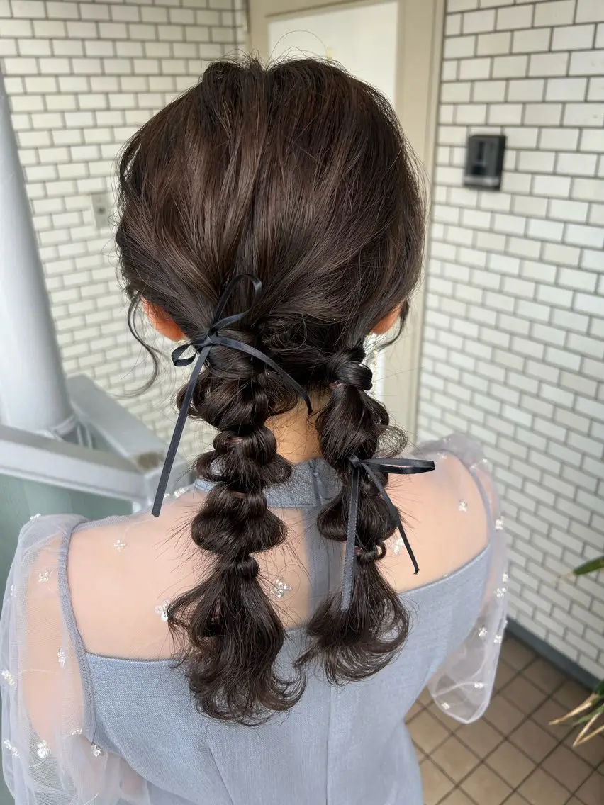 ヘアアレンジ ヘアセット 大人可愛いヘアメイク 💋🧚♀️しずかのヘアスタイル