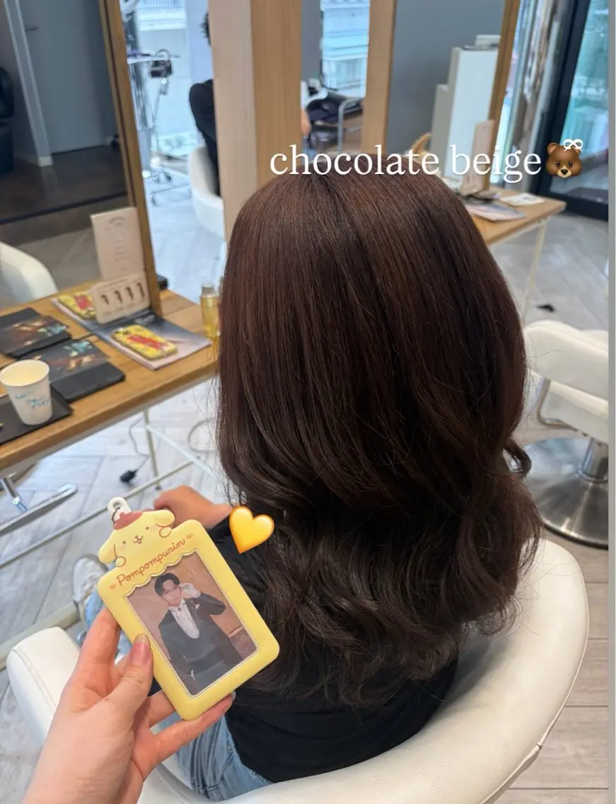 ロング カット ヘアカラー トリートメント 蓮池 愛海のヘアスタイル