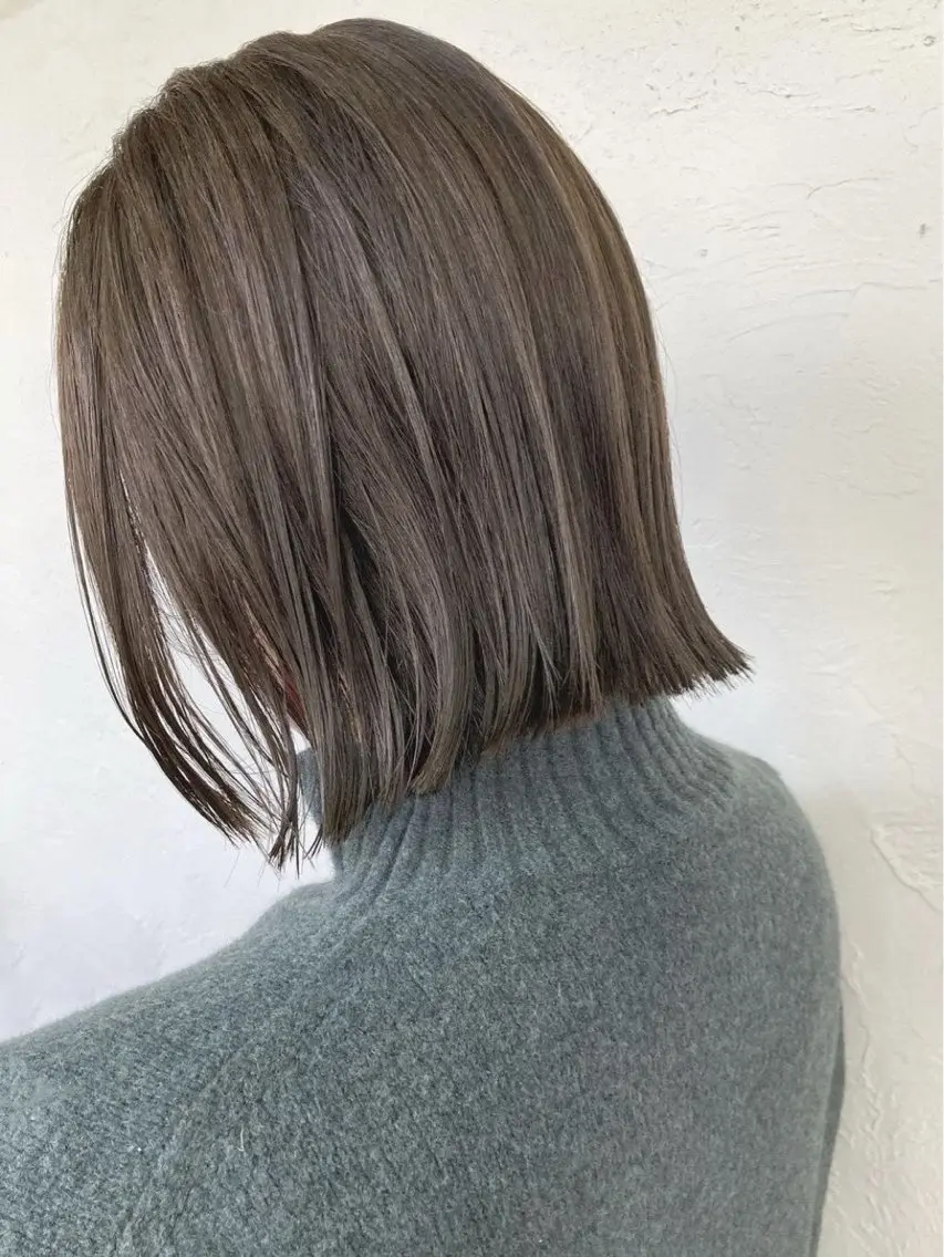 🥈人気NO2🥈【脱白髪染めカラー+カット🌿】暗くなりすぎず自然な明るさと艶を✨💰¥8,700の写真