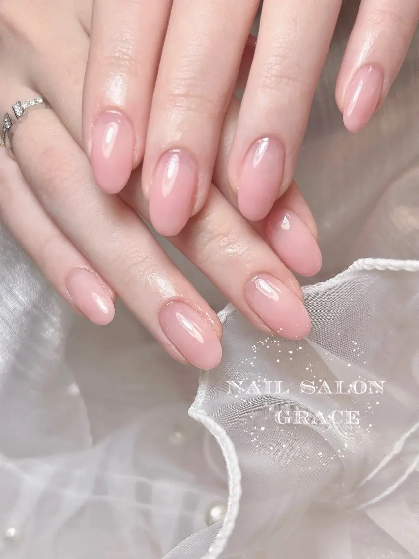 ネイル グラデーション ワンカラーネイル ハンドネイル OASIS nailsのネイルデザイン