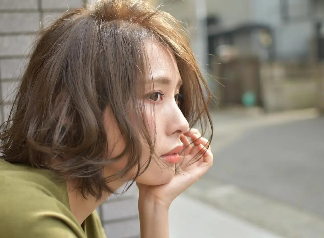 ミディアム カラー 北川 裕暁のヘアスタイル