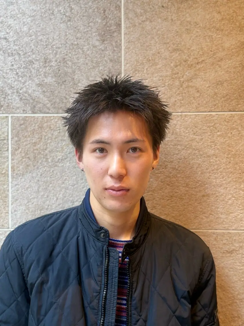 ショート メンズ ビジネス ショートヘア パーマ・カラー特化/ メンズ美容師米田幸平のヘアスタイル