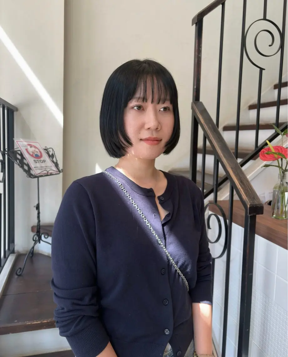 ショート カット 本木 彩音のヘアスタイル