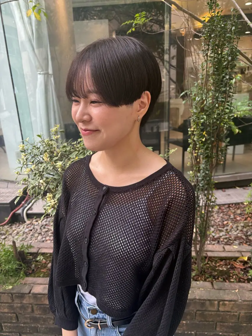 ショート ひがし のののヘアスタイル