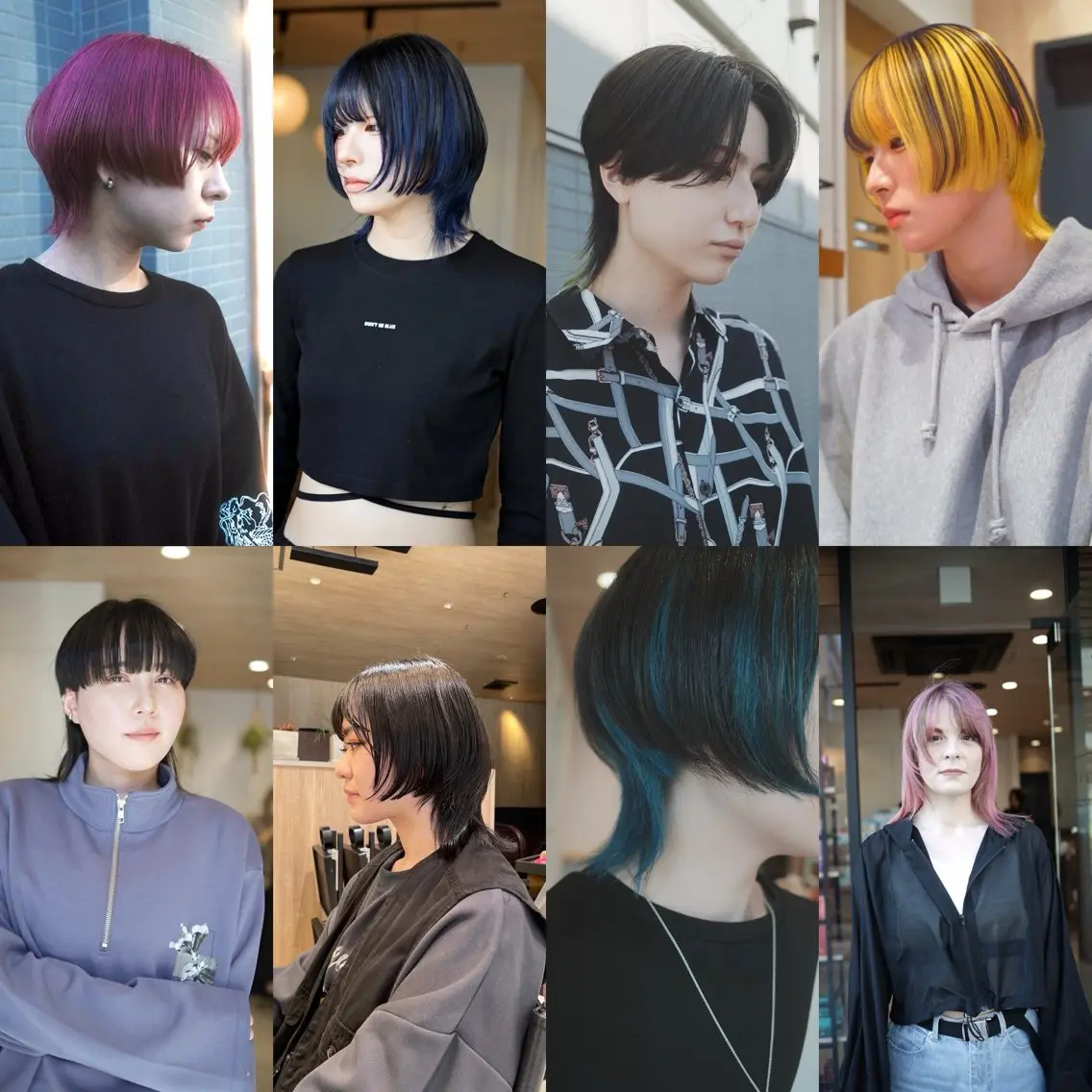 ミディアム レイヤーカット ウルフカット ウルフレイヤー 似合わせ レイヤー須川のヘアスタイル