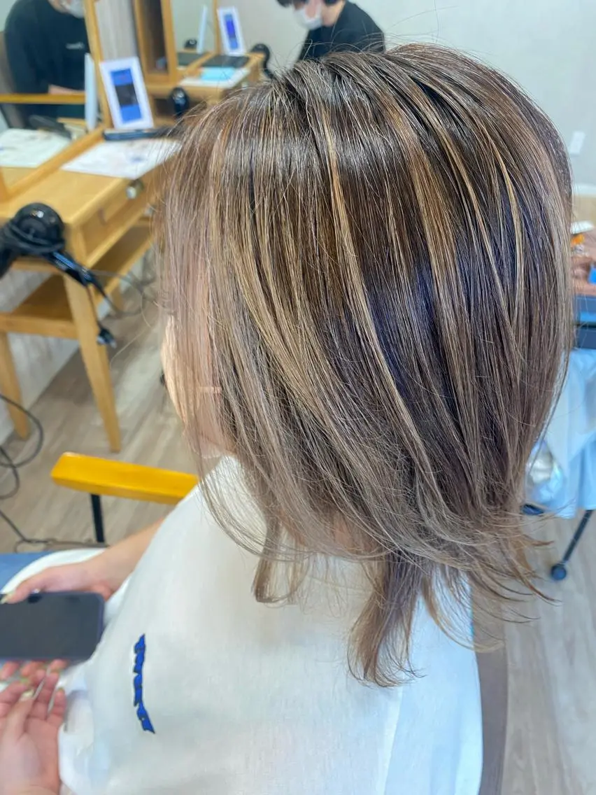 【立体感UP】カット+カラー+3Dハイライトカラーの写真