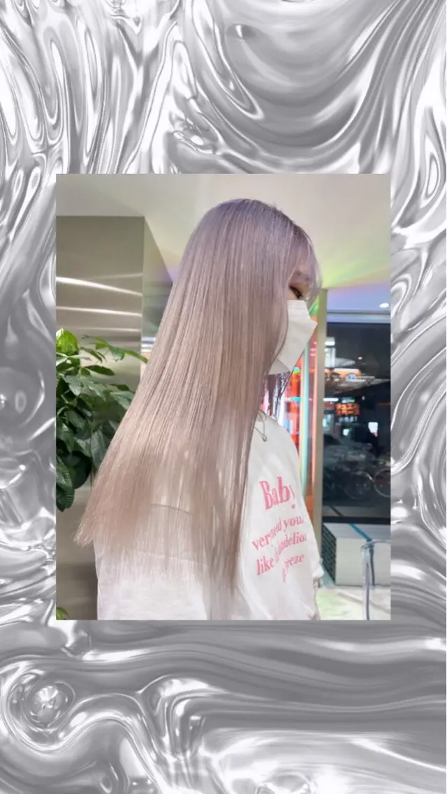 💙カット・ブリーチありダブルカラー・トリートメント💙の写真