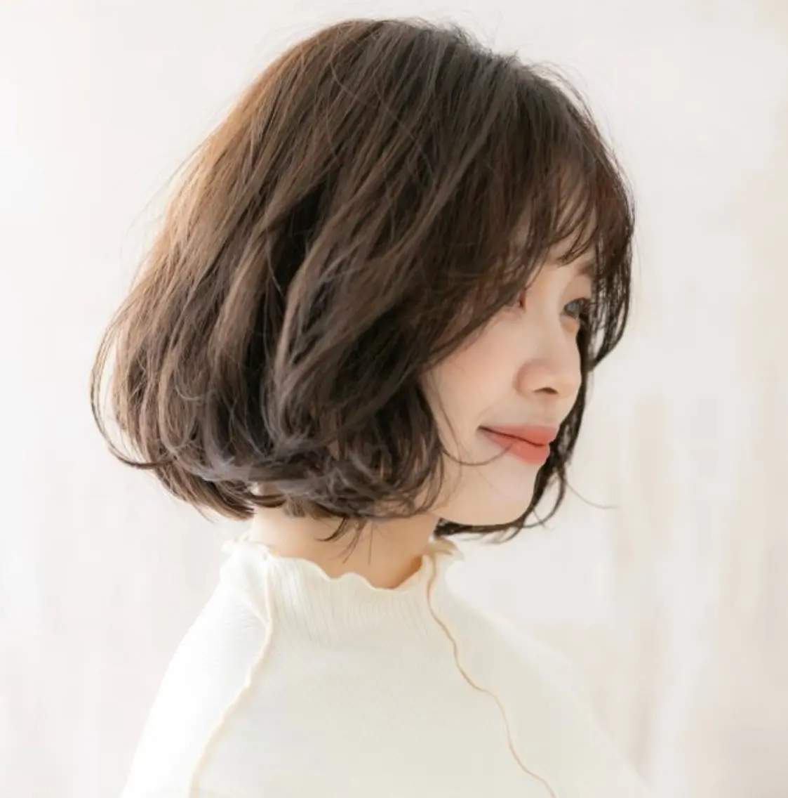 ミディアム パーマ 艶髪カラー🤍ྀི 強矢 美紗希🩷ྀིのヘアスタイル
