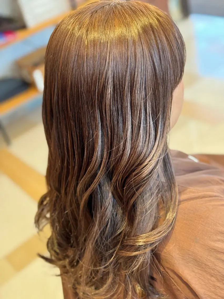 ロング 中根 沙千野のヘアスタイル