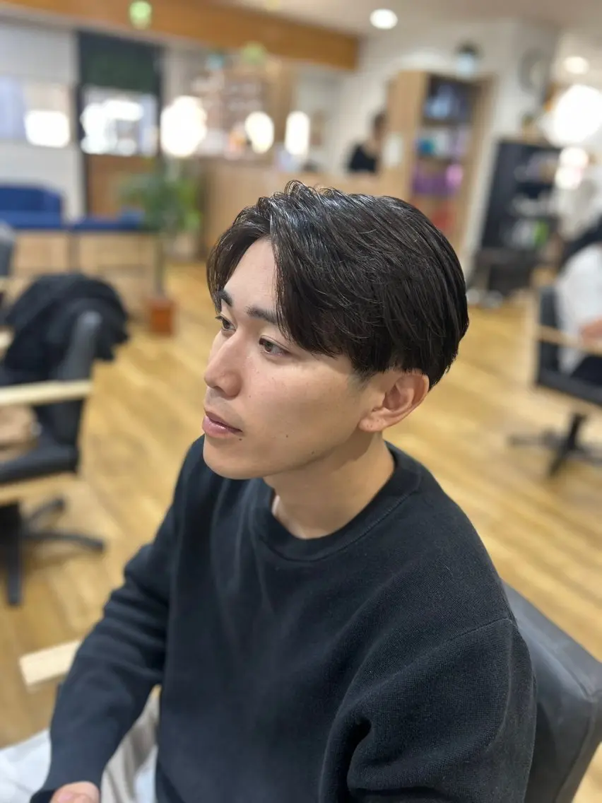 メンズ カット ま あのヘアスタイル