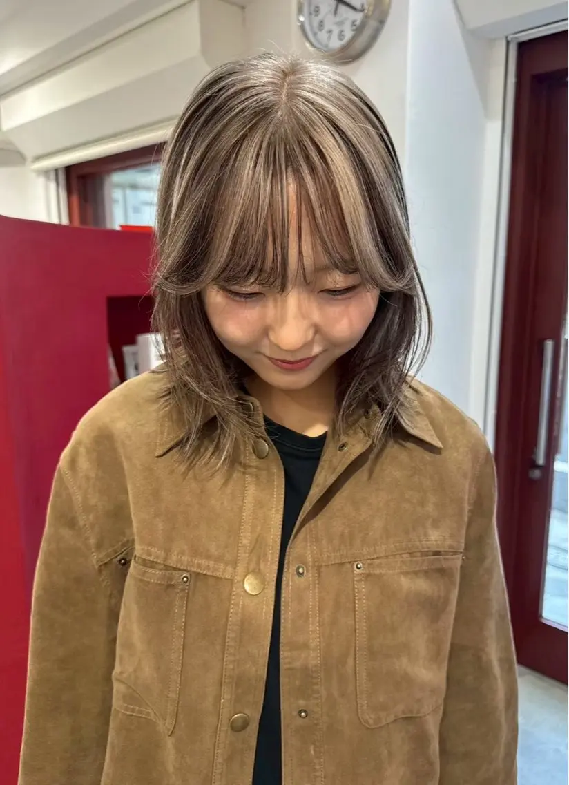 カラー ヘアカラー 安食 友哉のヘアスタイル