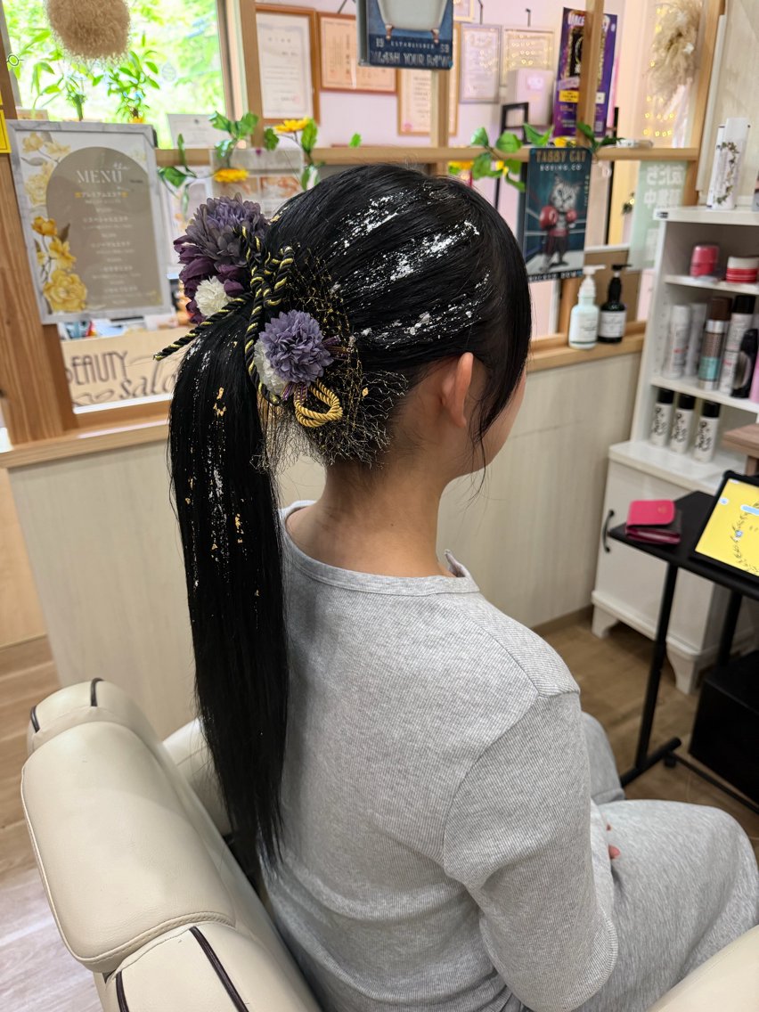 セミロング 崎口 幸人のヘアスタイル