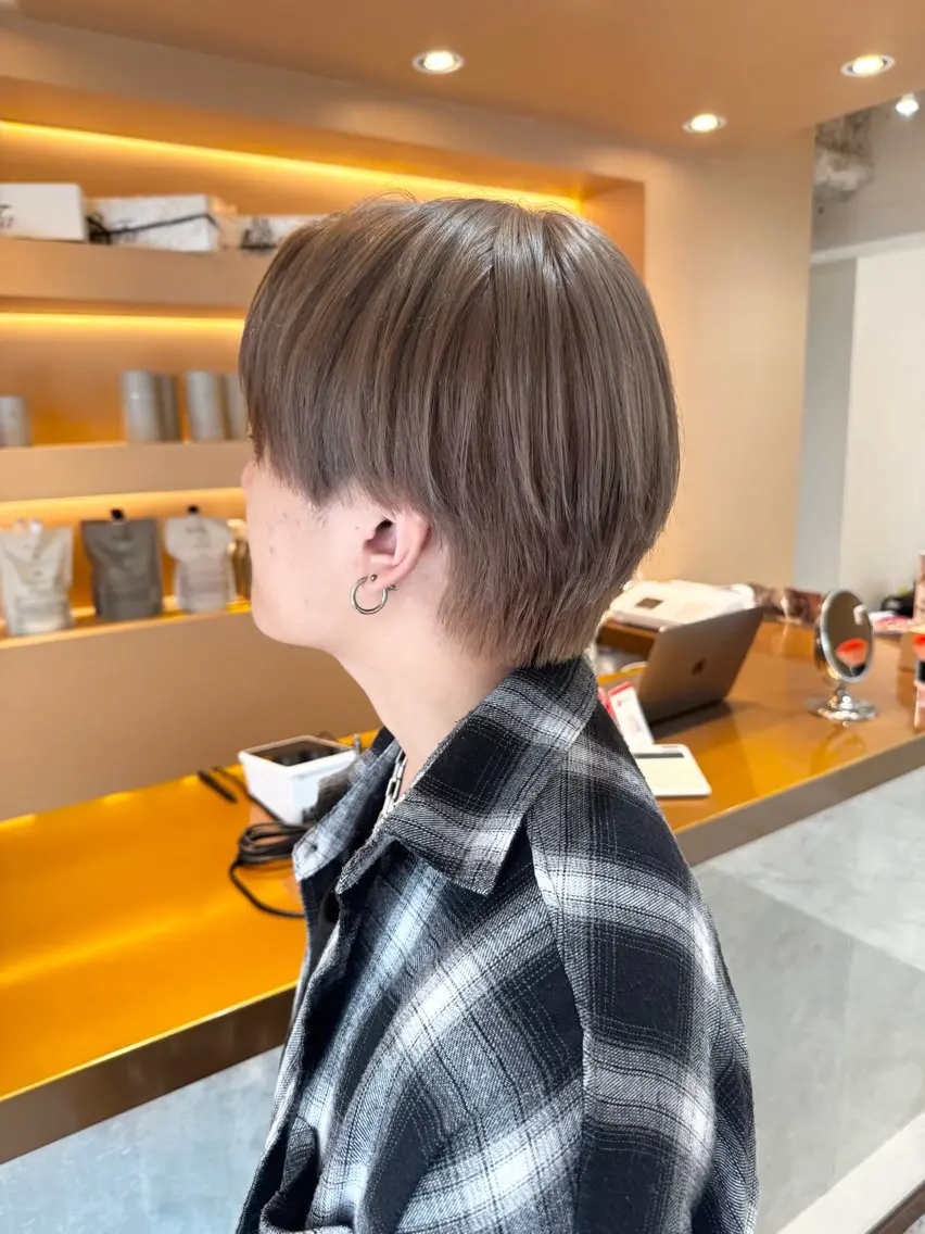 【👦🏻メンズ限定💙】カット+ダブルカラー(ブリーチフル+フルカラー＋クイックスパ💫💫の写真