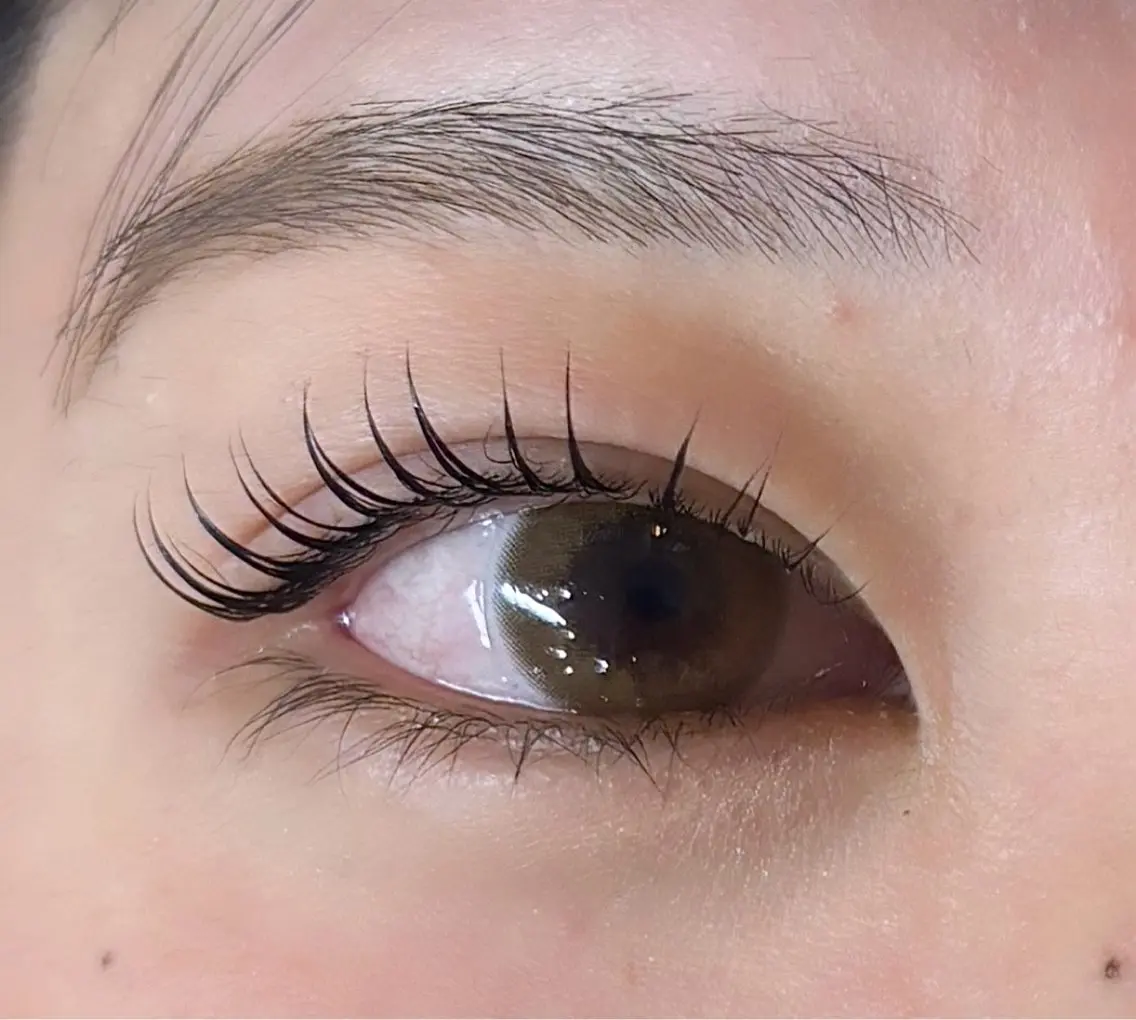 ✨まつ毛パーマモデル✨（まつげ美容液コーティング付き👀❤️）の写真