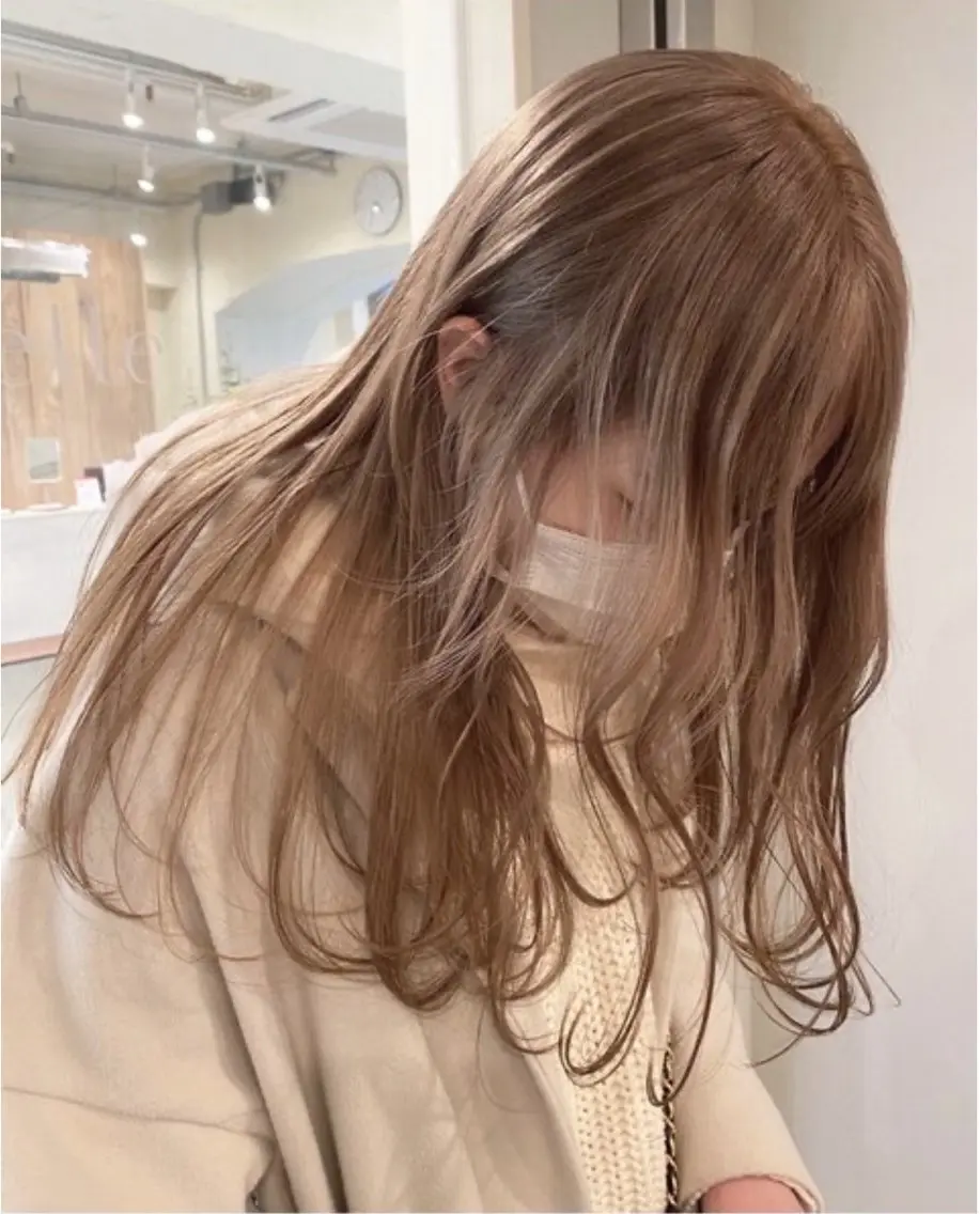 【リタッチ限定🎀】ブリーチリタッチ🩵+カラー+3STEPトリートメント付き♪（約180分）の写真