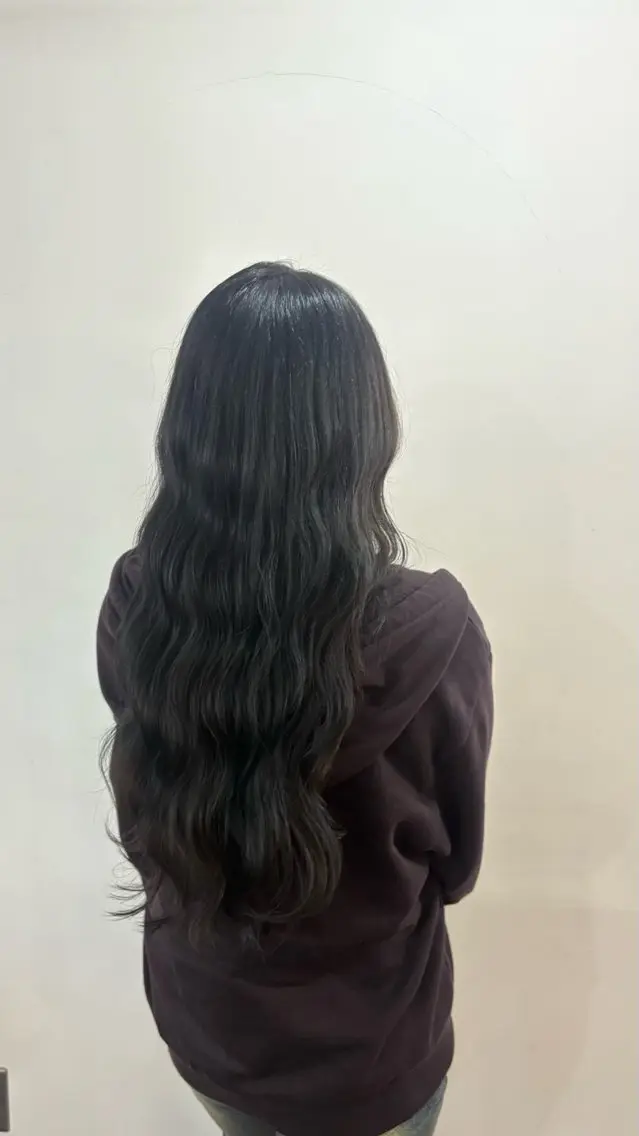 セミロング カット ヘアカラー トリートメント mopa yuiのヘアスタイル