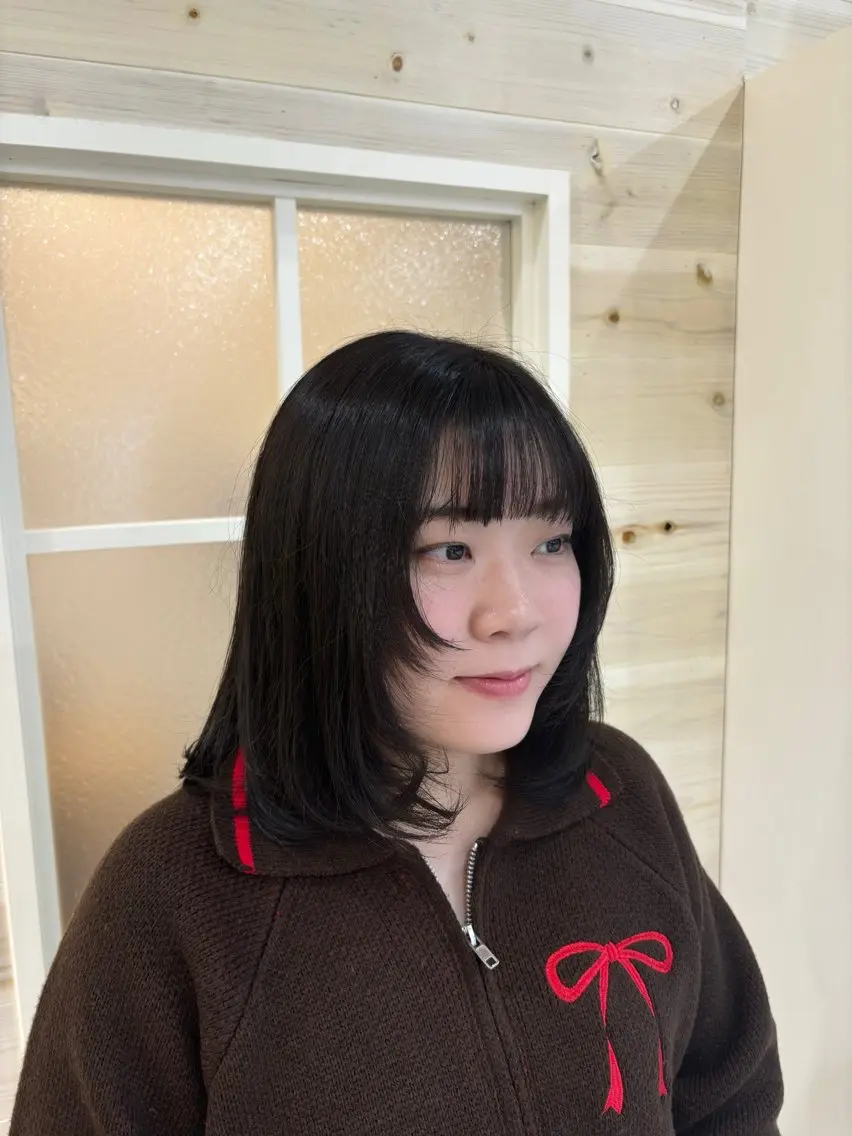ミディアム カラー 髪質改善 トリートメント ウルフカット カット ヘアカラー トリートメント 田野倉NEXT店 美髪ニストのヘアスタイル