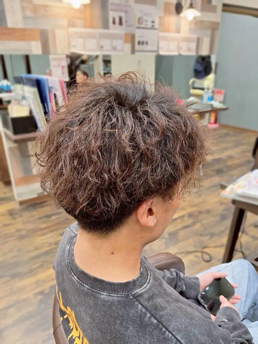 ショート パーマ スパイラルパーマ RAPTURE 宝地店のヘアスタイル