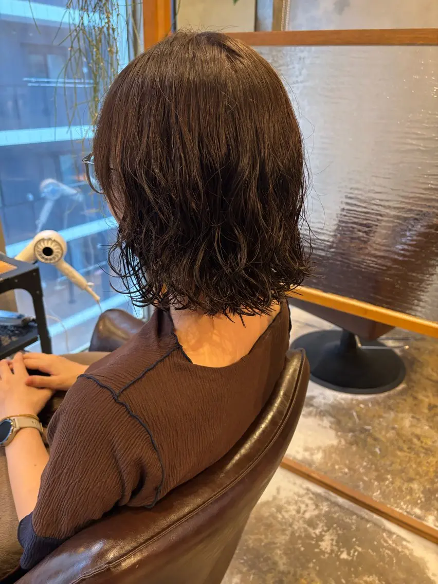 カット+パーマ+トリートメントの写真